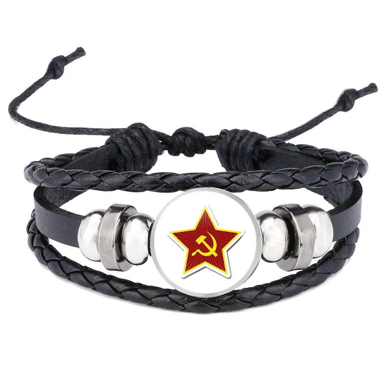 Классические советские Значки из СССР серповидный Кованый браслет CCCP Россия