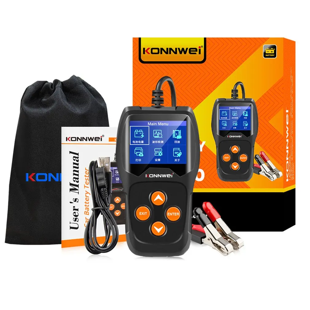 Professional 12V Car Battery Tester 100 To 2000Cca 12 Volt Tools For The Quick Cranking Charging Diagnostic | Автомобили и