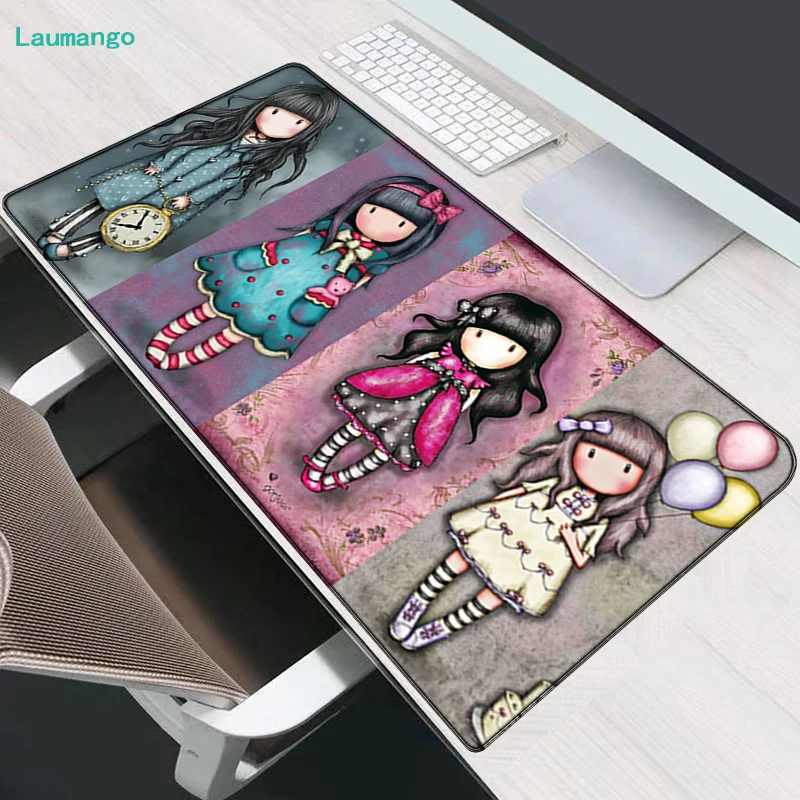 

Santoro Gorjuss Large Mause Pad Gamer Mat Stitch Mouse Pads Data Frog Mousepad Anime Mouse Mats Xxl Yugioh Playmat For Office