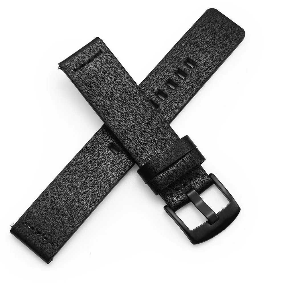 

Genuine Leather Watch Strap for Samsung Galaxy Watch 42 46mm Gear S3 Sport WatchBand Quick Release 18mm 24mm 20mm 22mm