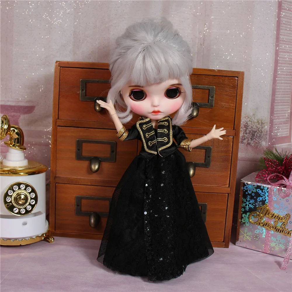 DBS Blyth ледяная Кукла одежда готический цыганский стиль корт костюм для 1/6 30 см