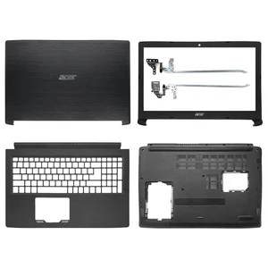 Новинка, верхняя крышка для ноутбука Acer Aspire 3 A315-53, задняя крышка для ноутбукапередняя панельпетлиУпор для рукНижняя крышка AM28Z000100, черный