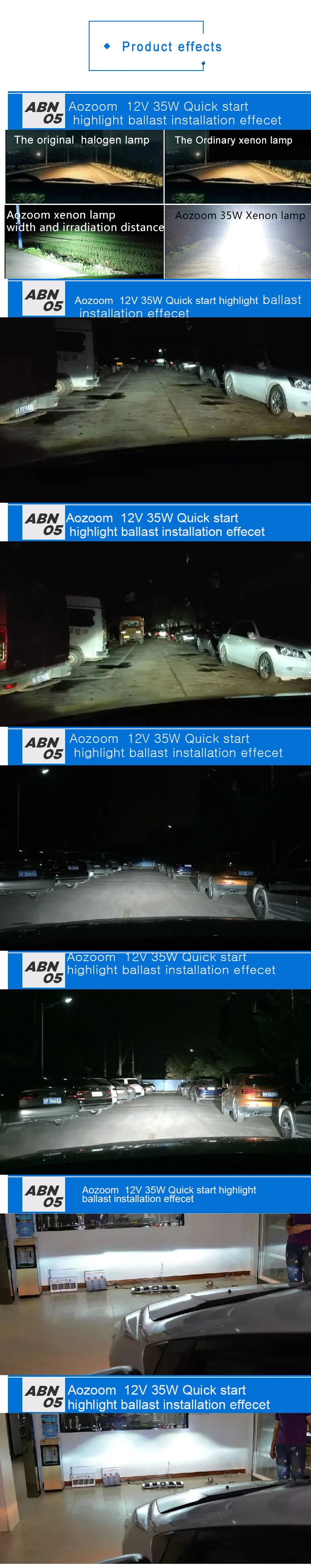 Лампа AOZOOM 35W HID xenon H11