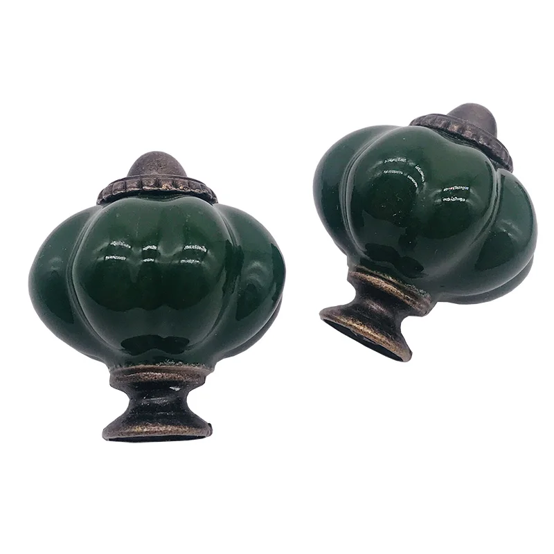 Комплекта 8 керамика ящика Тянет Шкаф ручки двери Винтаж потертый шикарный