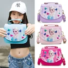 Новая детская модная сумка-мессенджер на одно плечо Disney Холодное сердце, мультяшная аниме-фигурка принцессы Эльзы, ручная сумка для девочек