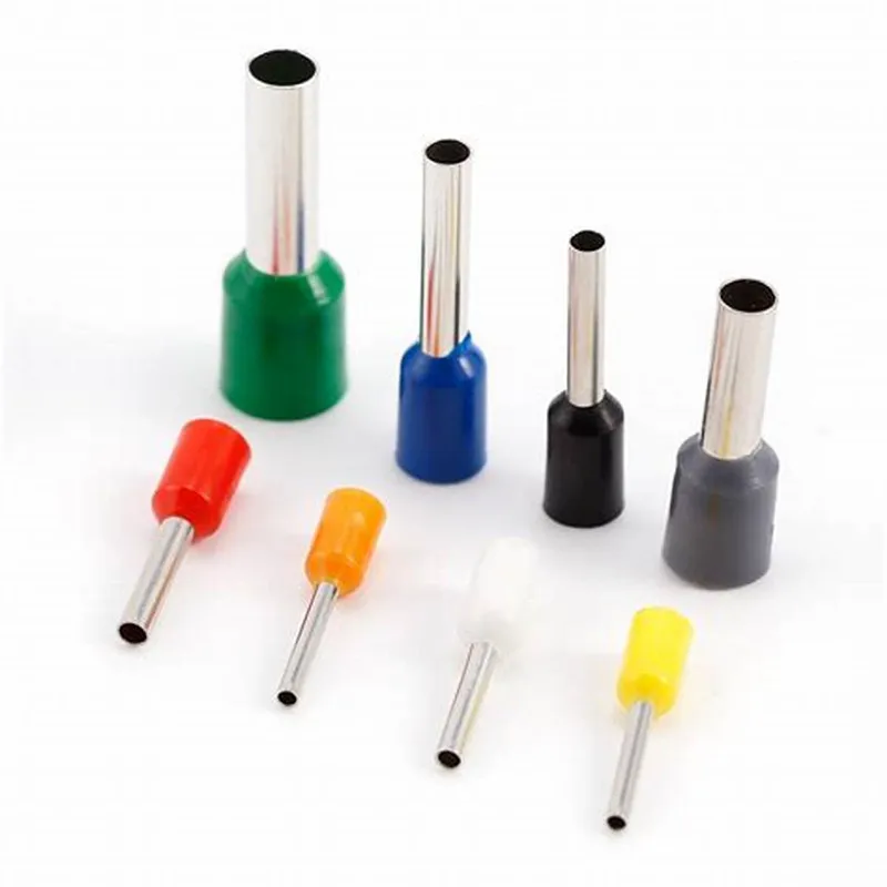 1000 шт./упак. E0508 изолированный наконечник Клеммная колодка Соединительный провод