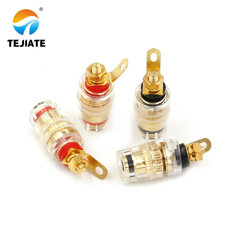 1 шт. Разъем типа &quotбанан&quot/разъем 4 мм усилитель мощности динамик Кристалл