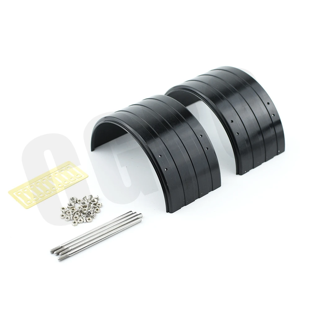 1 пара металлическое переднее заднее крыло колесо для бровей 1/14 Tamiya RC