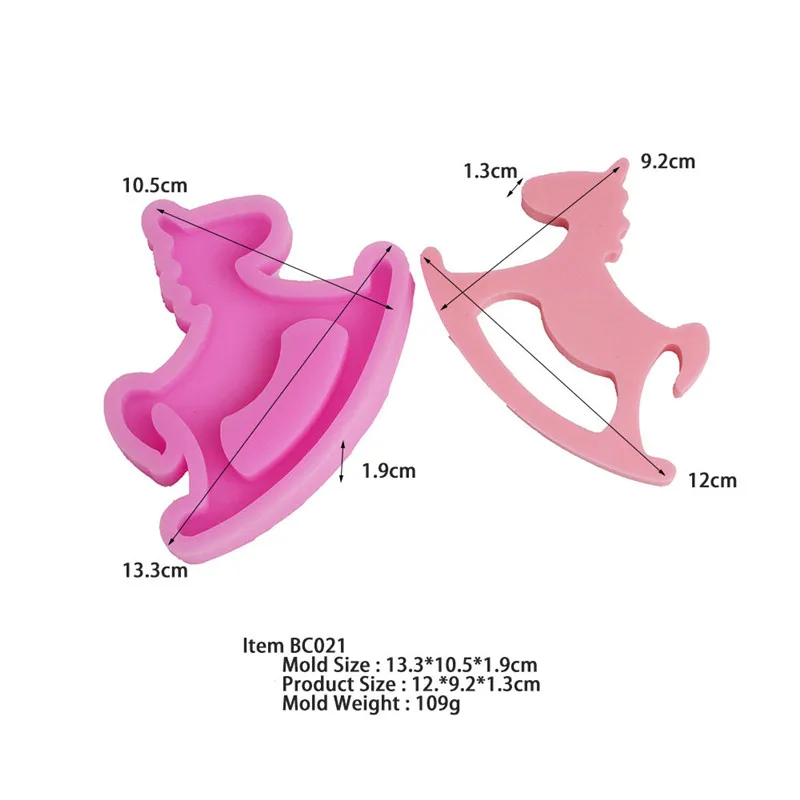 

New Wooden Horse fondant cake mold DIY silicone gum paste art mold baking tools Horse Shaped Chocolate Soap silicone tools 9199