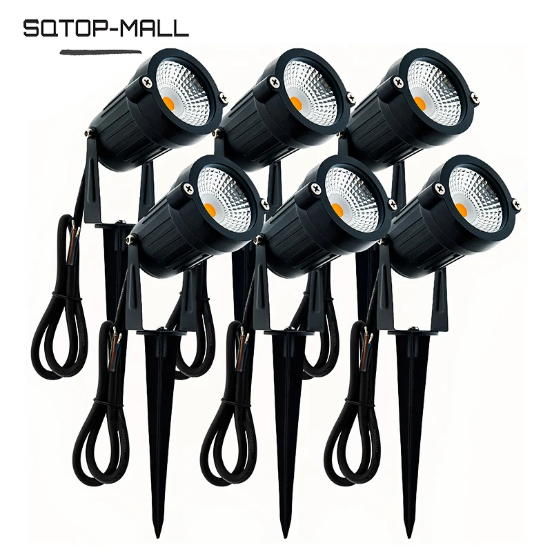 

Garden Light Spike 6W Waterproof Led Lawn Light DC12V Outdoor Lighting Path Landscape Home Garden Decoration For Country House