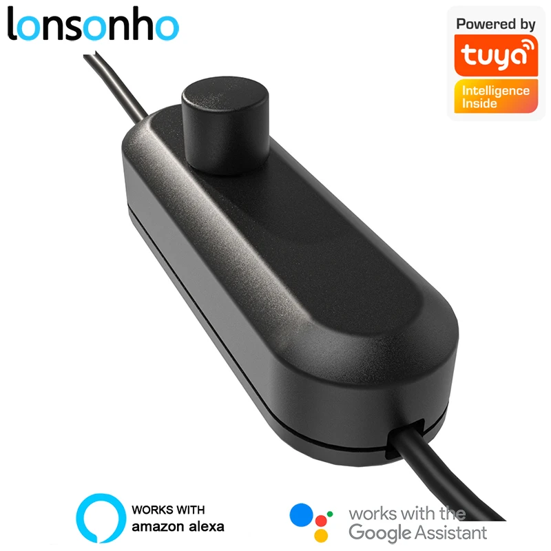 Lonsonho Tuya Smart Life Wifi Dimmer Switch ac Edge 220v Min Brilho Ajustável Funciona Alexa Google Home