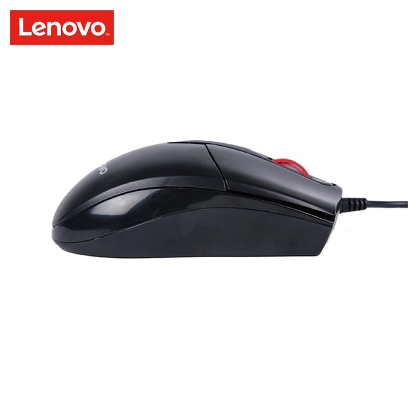 LENOVO FML301 Wired Mouse with 1000dpi USB Connection Symmetric Design Support Mute | Компьютеры и офис