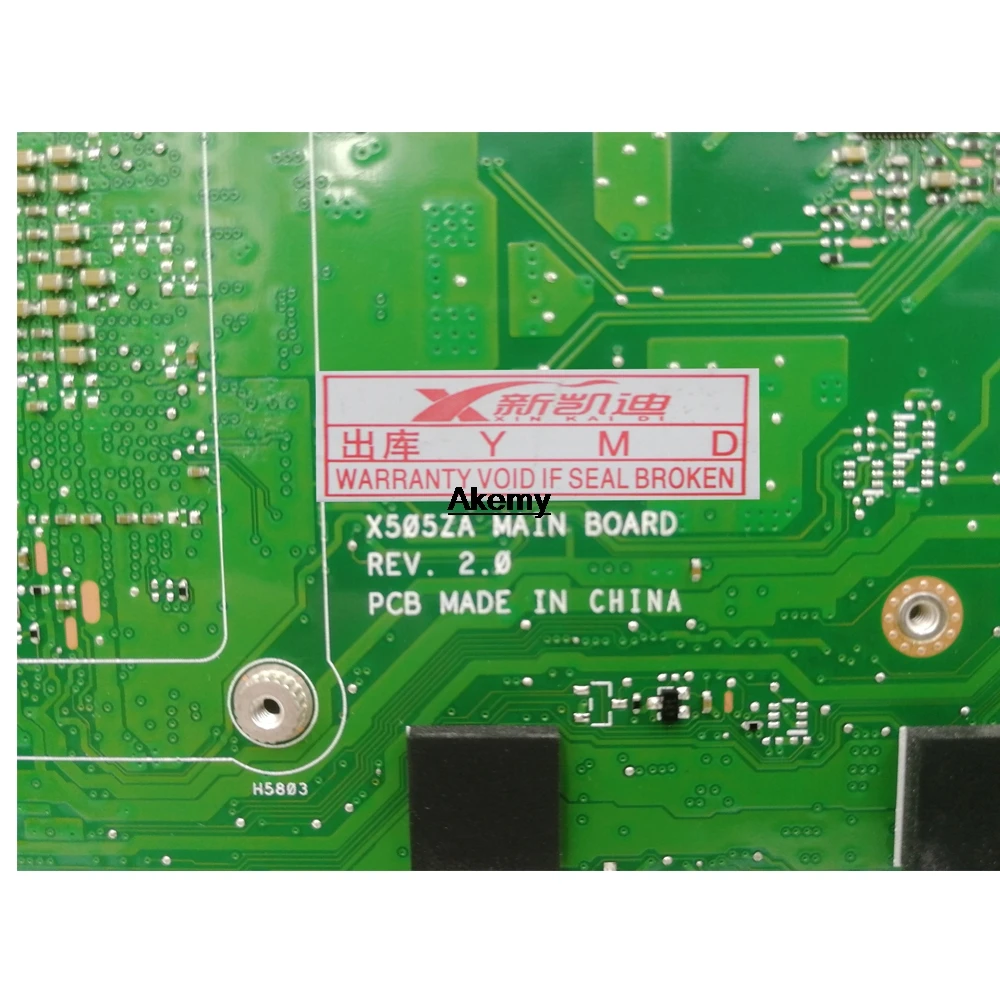 

X505ZA Motherboard 4G-RAM For Asus X505ZA A505ZA Laptop motherboard X505ZA Mainboard