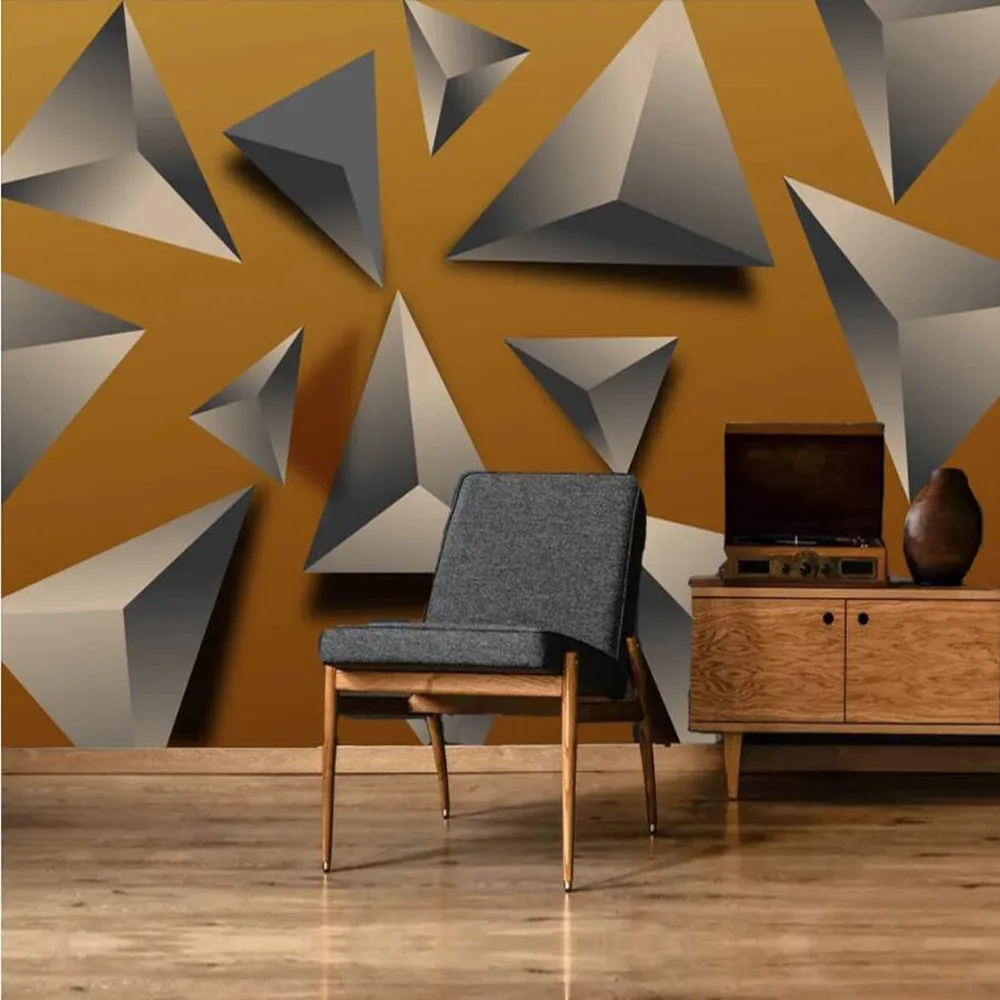 Пользовательские Большие Настенные обои 3D современный минималистичный