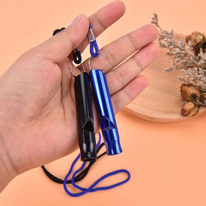 Свисток для выживания на открытом воздухе свисток рефери со шнурком инструмент