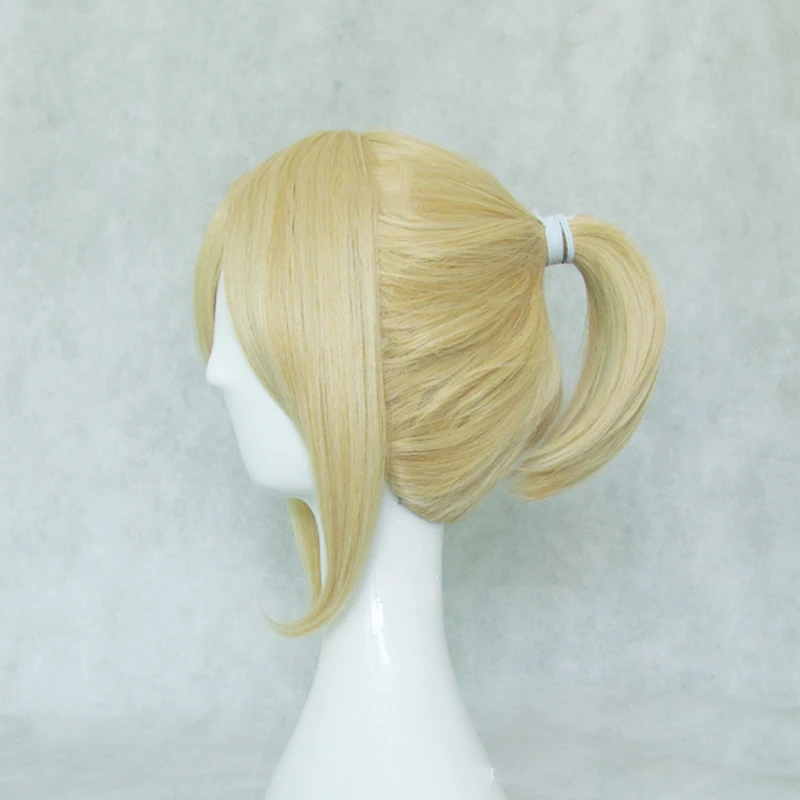 HAIRJOY синтетические волосы парики Vocaloid Kagamine Len блонд серый черный красный коричневый косплей парик высокотемпературное волокно 5 цветов