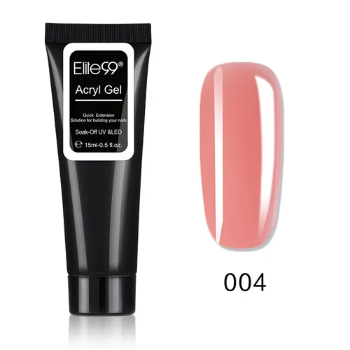 004-15ml Elite99 30 г Crystal Breiden УФ-гель для наращивания ногтей светодиодный гель для дизайна ногтей гель лак желе акриловый строительный УФ-лак для ногтей - Цвет: 004-15ml
