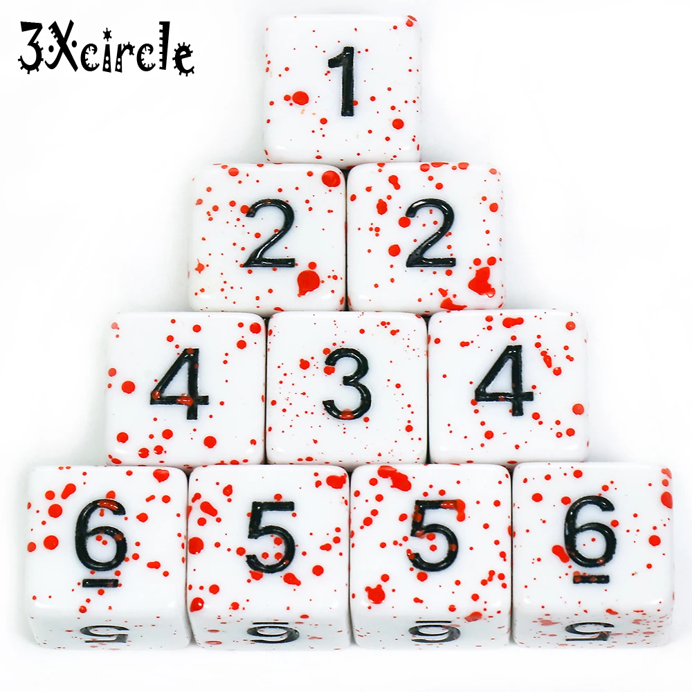 Creative 10pcs Polyhedral Opaque Digital Dice D4-D20 for Table Board Role Playing Game | Спорт и развлечения