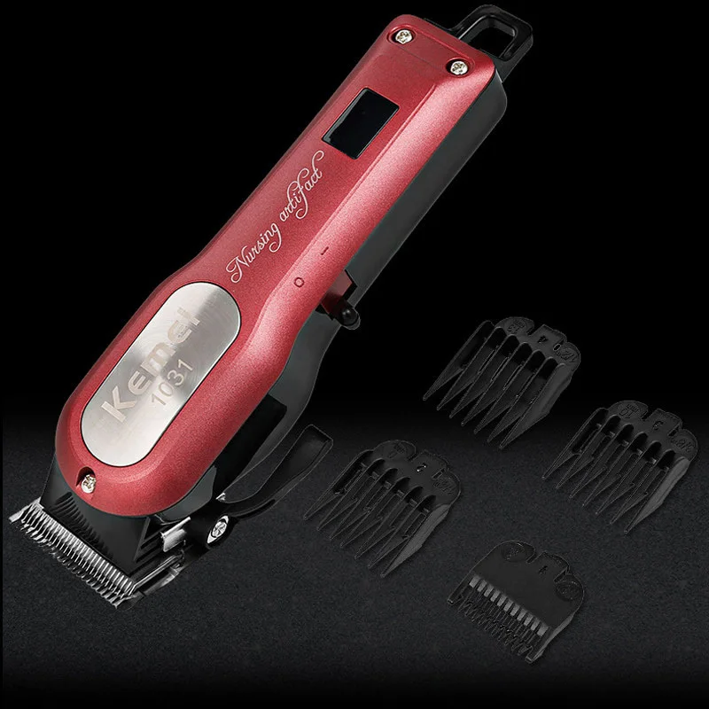 Kemei Ретро масляная голова электрическая машинка для стрижки волос Push Mark резьба