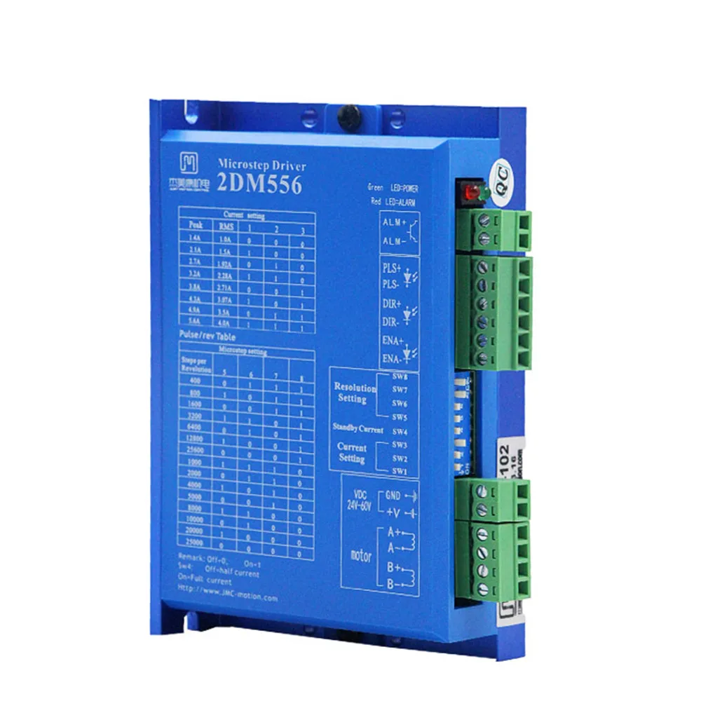 Драйвер шагового двигателя с ЧПУ JMC 2DM556 Nema 23 32 бит DSP DC36V 5.6A оригинальное качество