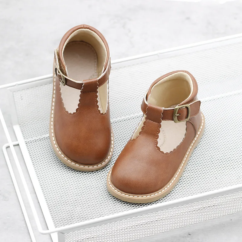 

Korea Toddler Girls Leather Shoes Children Spring Summer High Quality Comfortable Little Girls Princess Kids Shoes Footwear
