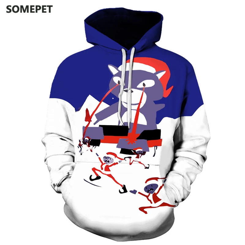 

Мужская одежда 2020 модная Рождественская Толстовка Санта Клаус повседневная спортивная Новинка Снеговик Рождественская елка 3D печать с кап...