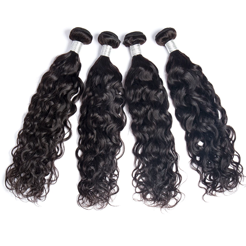 Maxine волосы 4 пучка предложения бразильские волнистые плетение пучки Remy