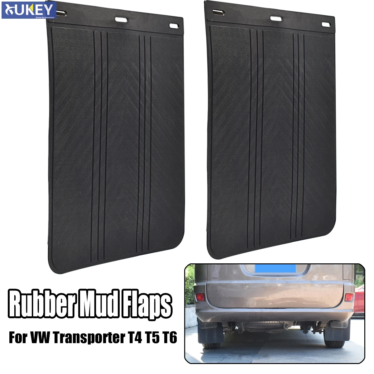 

For VW Volkswagen Transporter T4 T5 T6 RVS Rialta Motorhome Eurovan Camper Vanagon Gl Mud Flaps Mudflaps Splash Guards Mudguards