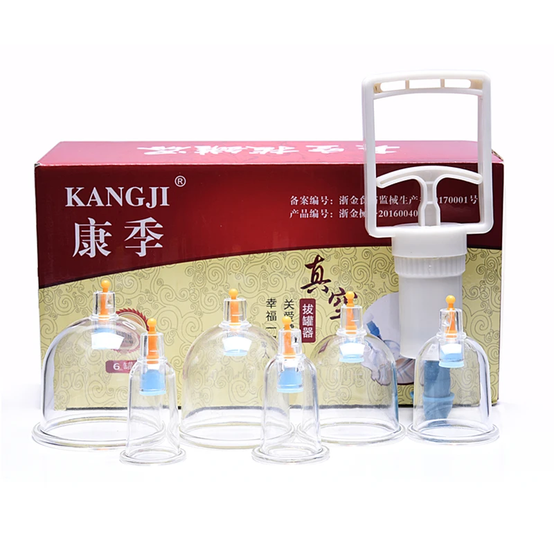 Health Care 6 банок китайские вакуумные чашки комплект для постановки вытяжной