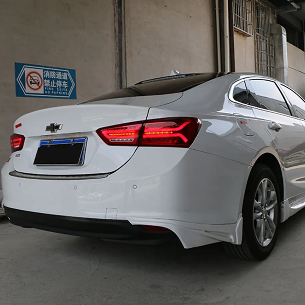 Светодиодный фонарь в сборе для Chevrolet Malibu 16-18 светодиодные задние фары тормозной сигнал заднего хода задний фонарь DRL автомобильные задние фары