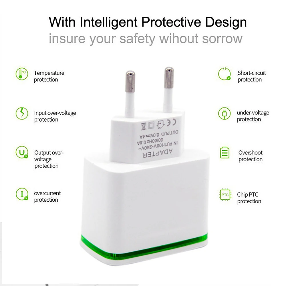 Хороший 5V 4A штепсельная вилка европейского стандарта дорожное настенное