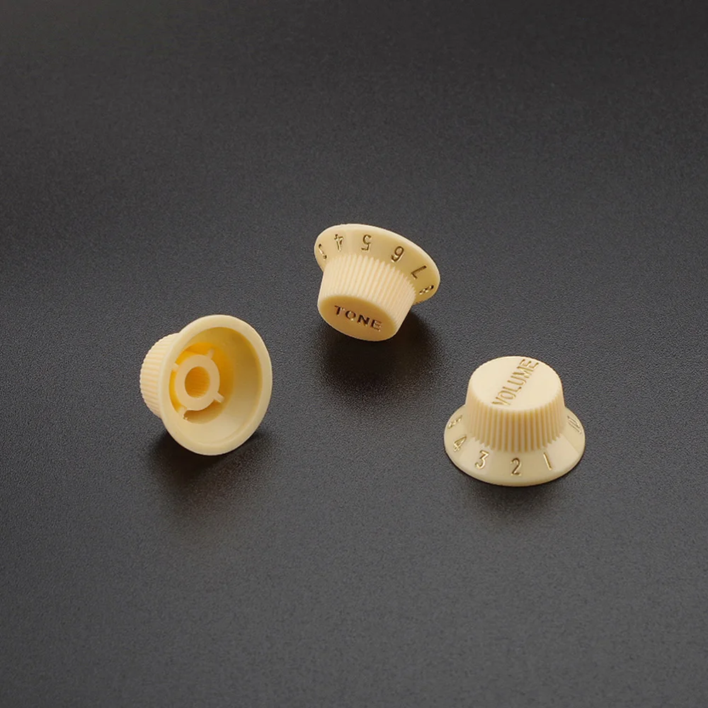 

3Pcs Guitar Knobs Effect Pedal Control Amplifier Knobs for Electric Guitar Bass