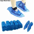 Одноразовые пластиковые противоскользящие Чехлы для обуви, 100 шт.