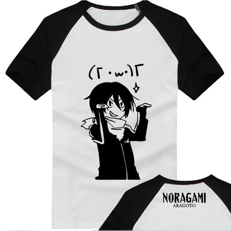 Горячие Noragami футболка Aragoto воздухопроницаемость аниме Ято Kami Косплэй хлопок