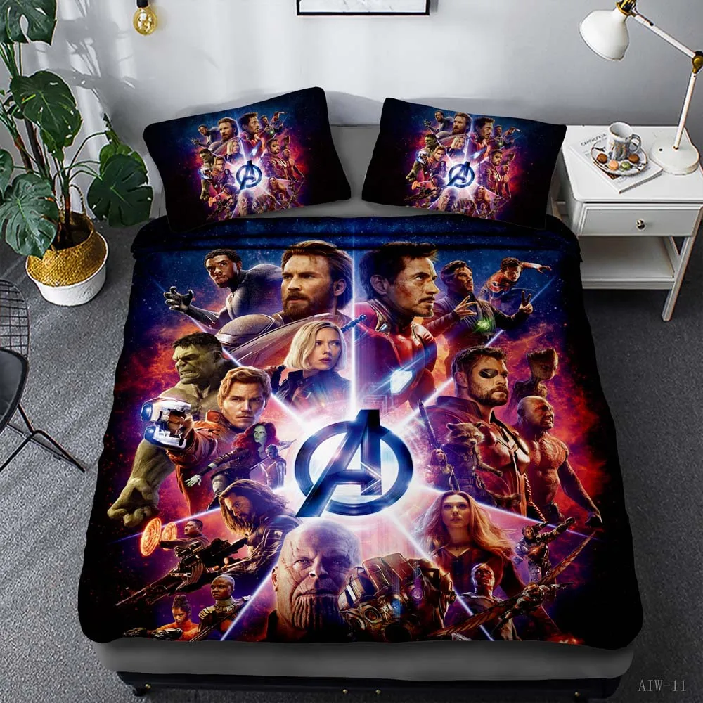 

Disney Spider Man Comic Book Character Boys Children's Bedding Series Deluxe Duvet Quilt Cover Pillowcase Bedroom Decoration
