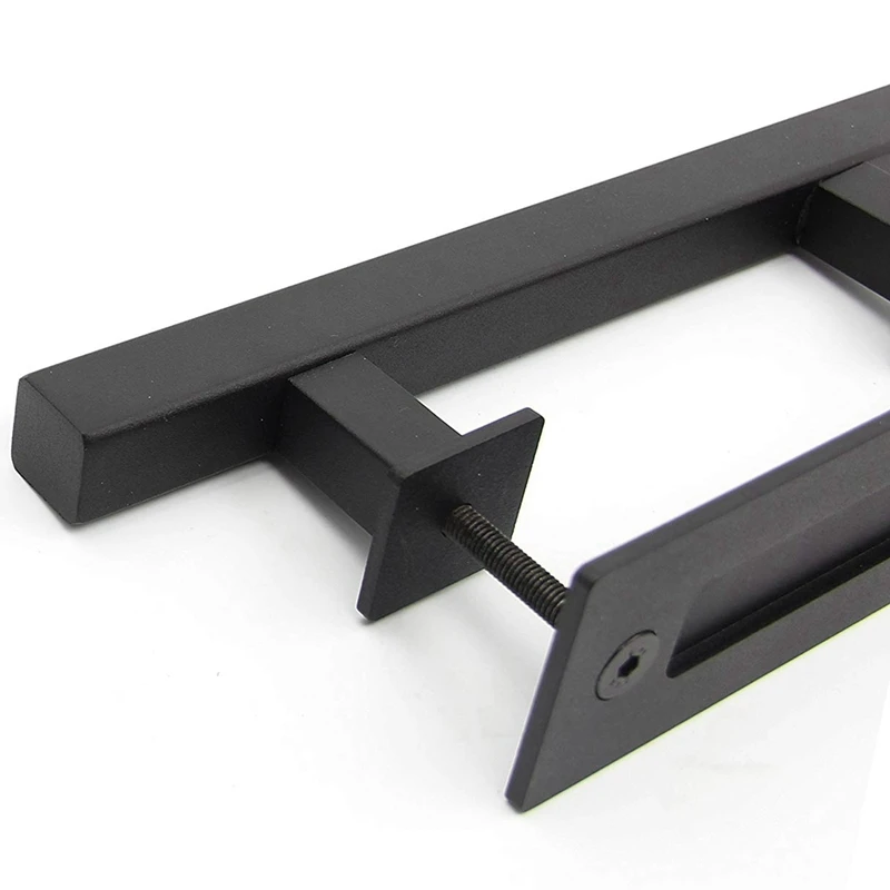 

Heavy Duty 12 Inches Square and Flush Barn Door Handle for Sliding Barn Door Gates Garages Sheds Furniture
