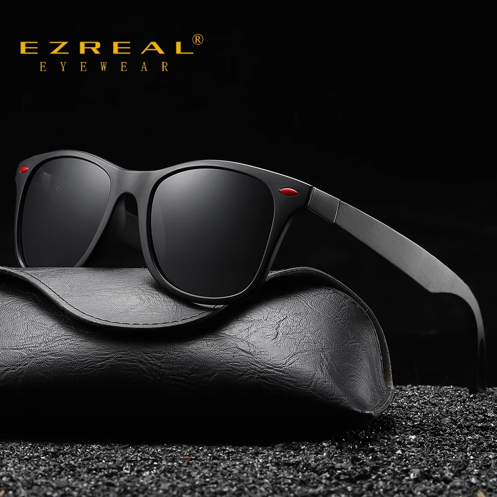 

EZREAL Винтажные Солнцезащитные очки для рыбалки, женские ретро солнцезащитные очки, фирменные дизайнерские цветные очки, деревянные солнцез...