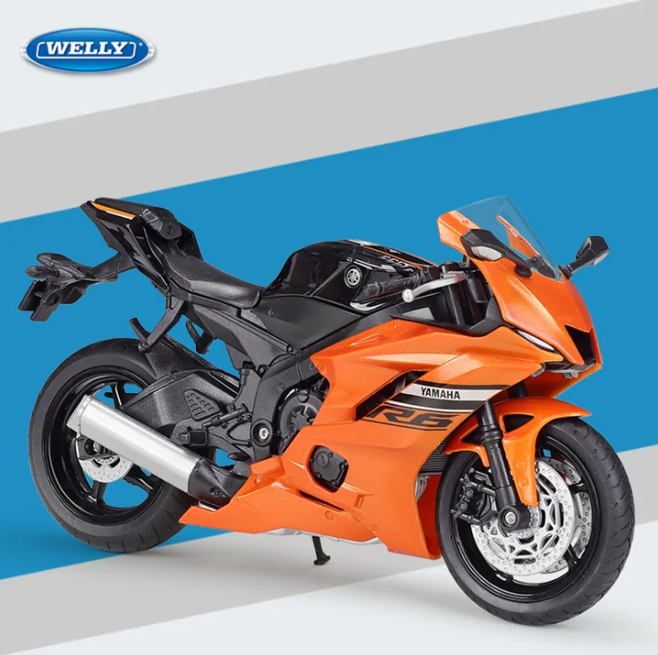1:12 WELLY 2020 YAMAHA YZF R6 литья под давлением мотоциклов металлический автомобиль сплав