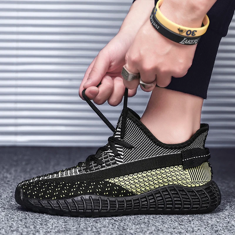 

New Leisure Men Shoes Light Mens Sneakers Casual Breathable Air Mesh Shoes for Male Trainers Tenis Masculino Adulto DropShipping