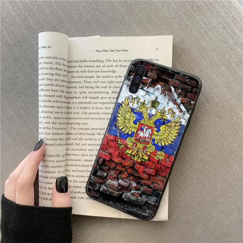

Russia flag Emblem Symbol Phone Case For Samsung galaxy S 9 10 20 A 10 21 30 31 40 50 51 71 s note 20 j 4 2018 plus