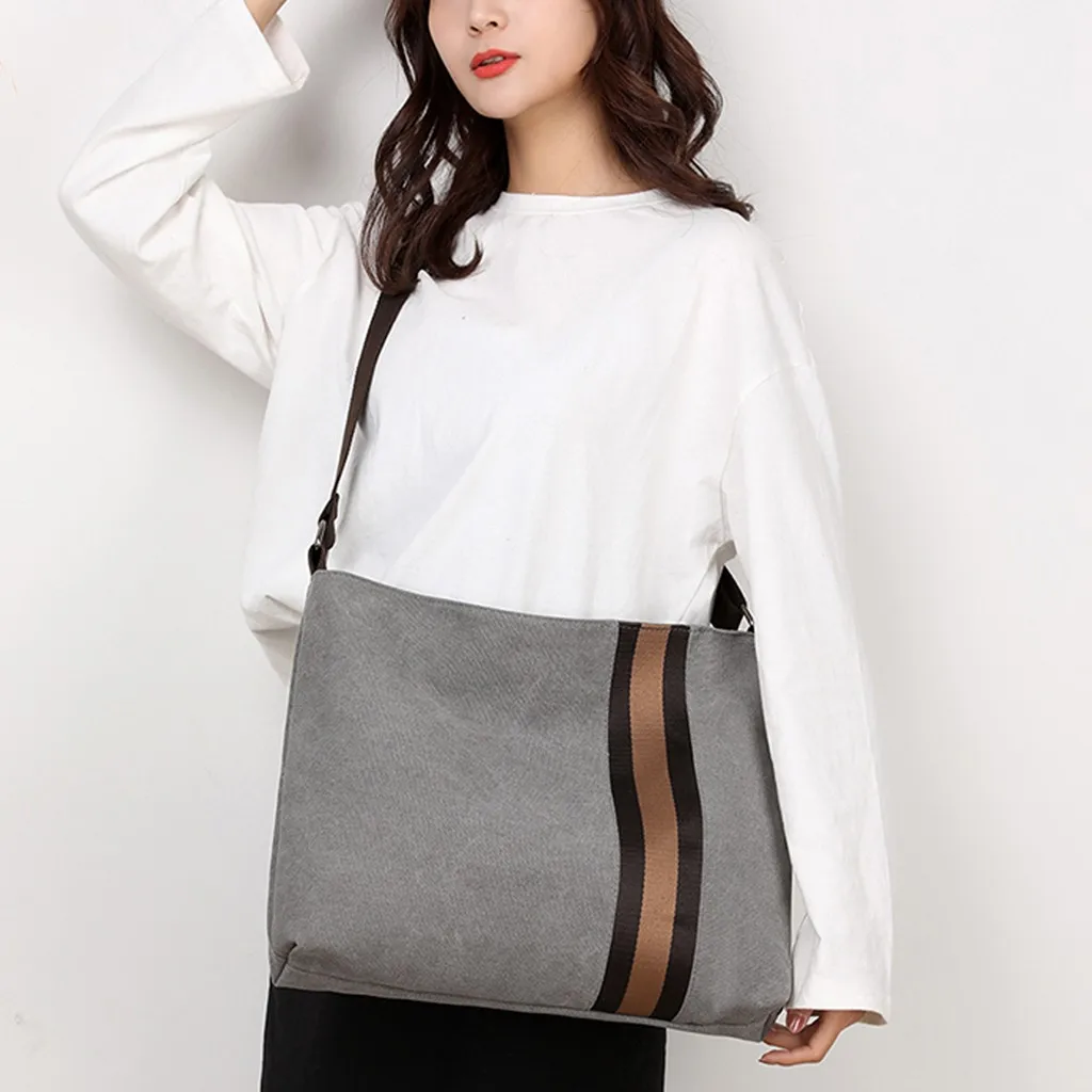 

High Capacity Women Canvas Tote Ladies Shoulder Bag Reusable Shopping Beach Bags Multifunctional Knapsack Mochila Mujer Bolsas