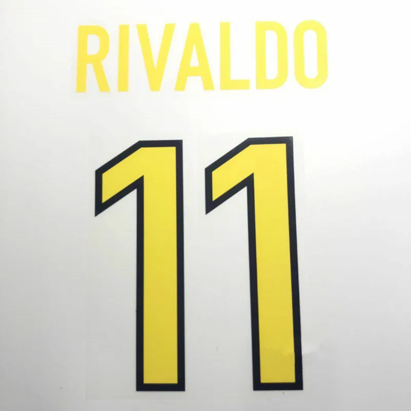 1998-1999 #11 RIVALDO #4 GUARDIOLA индивидуальная печать Nameset горячая штамповка нашивки значки |