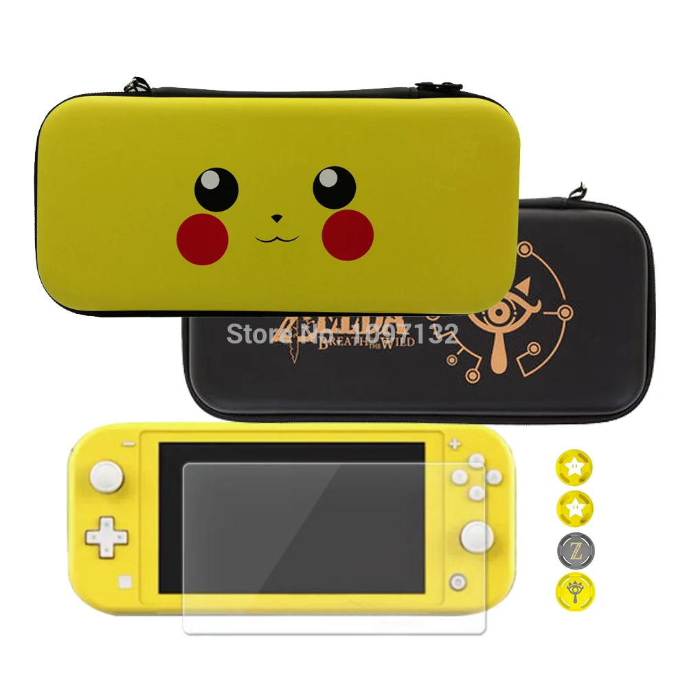 Портативный жесткий чехол-сумка для kingd Switch Lite+ защита экрана HD+ крышка джойстика для nintendo Switch Lite аксессуары