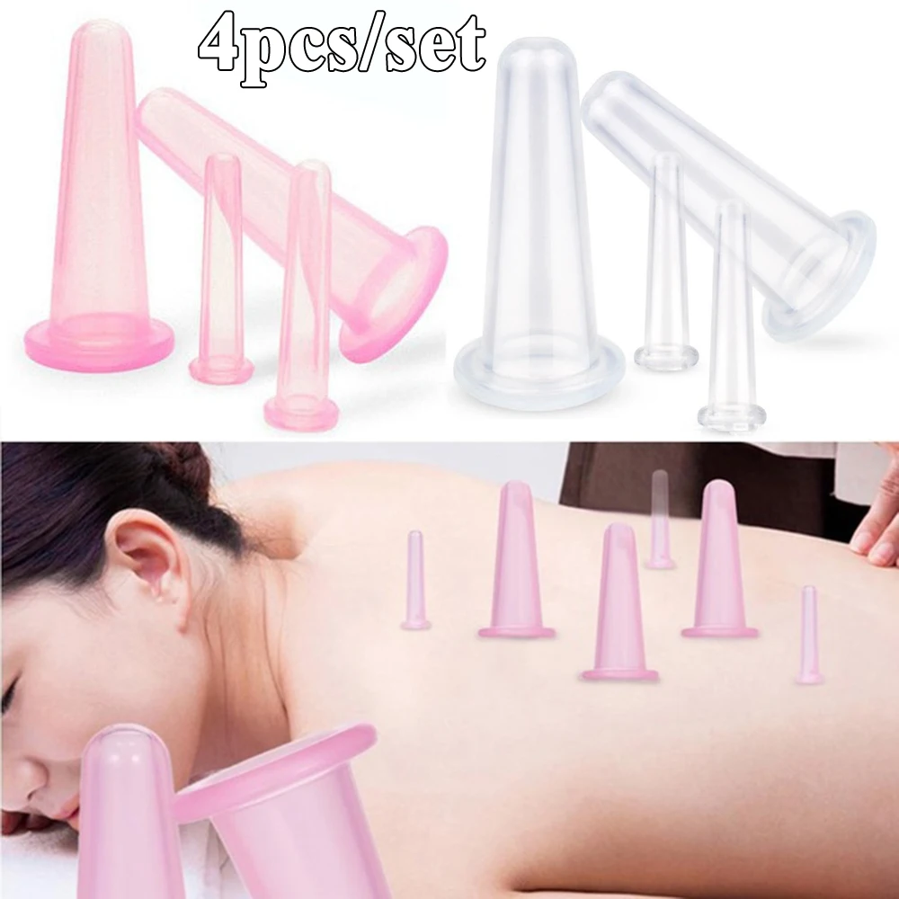 

Массажная чашка для похудения, антицеллюлитная силиконовая Гигроскопическая чашка, вакуумные банки, чашки на присосках для полного здоров...