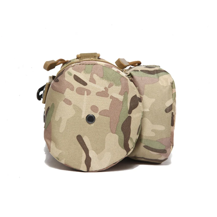 Molle нейлоновая сумка для чайника с застежкой-молнией, сумка на плечо, изоляционная бутылка для путешествий, кемпинга, альпинизма, сумки для активного отдыха