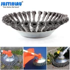 Новая 150 мм200 мм стальная проволока триммерная головка для удаления пыли для газонокосилки долгий срок службы и долговечность