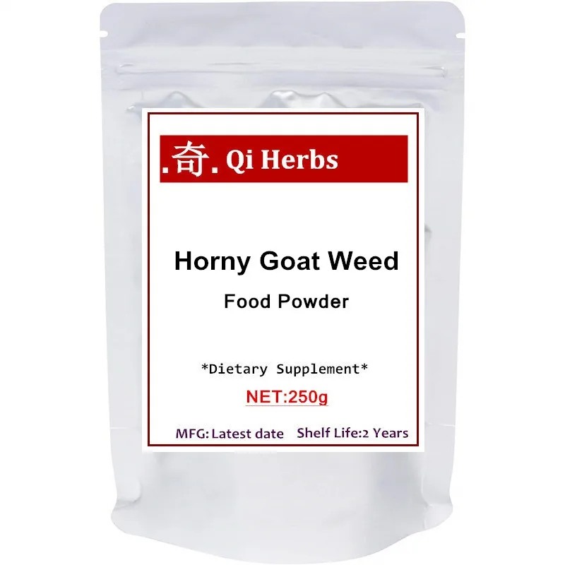 Organic Horny Goat Weed Powder for Men and Women (Epimedium Supplement ),Supports Energy, Libido and Stamina
