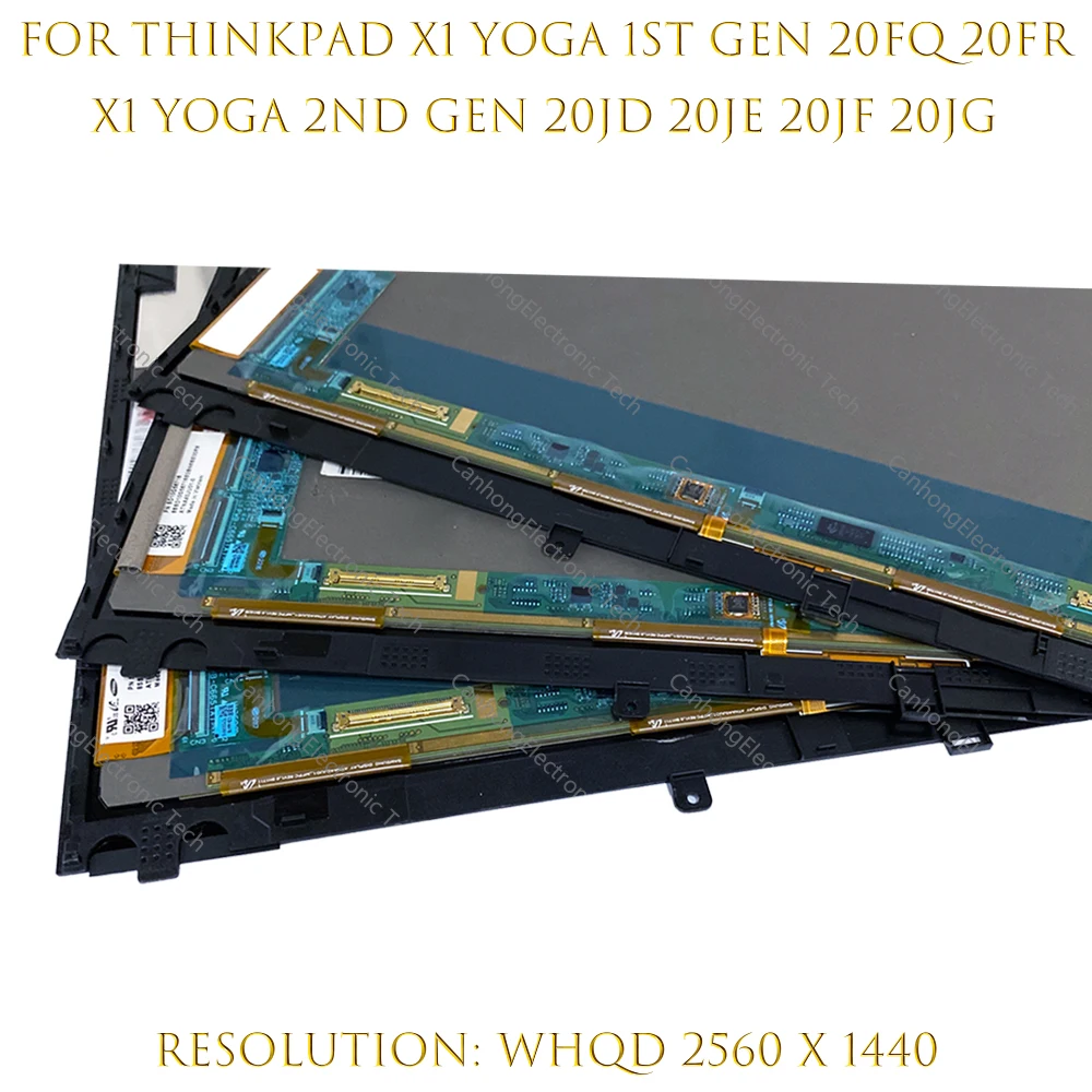 01AW977 01AX899 OLED сенсорный экран для замены в сборе Lenovo ThinkPad X1 YOGA 1-го 2-го поколения 20FQ