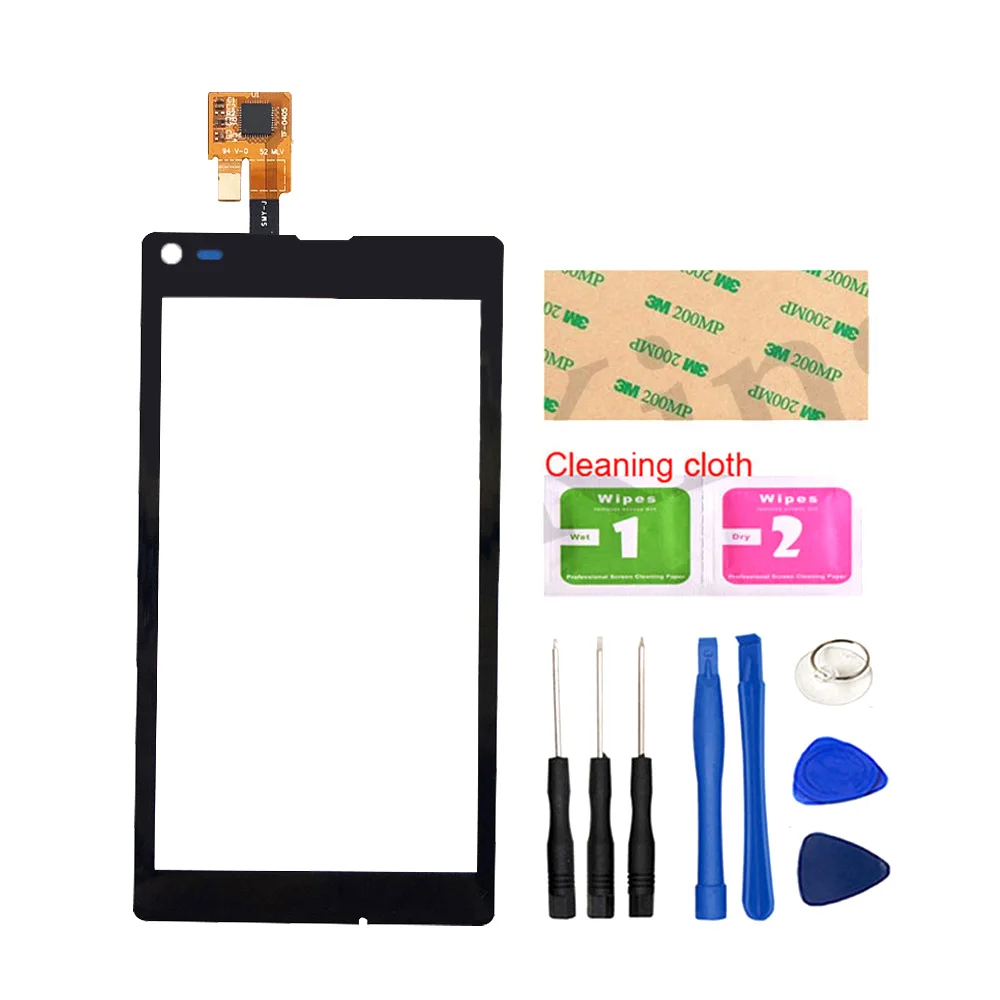 Высококачественный сенсорный экран 4 3 дюйма для Sony Xperia L S36h C2105 C2104 с дигитайзером