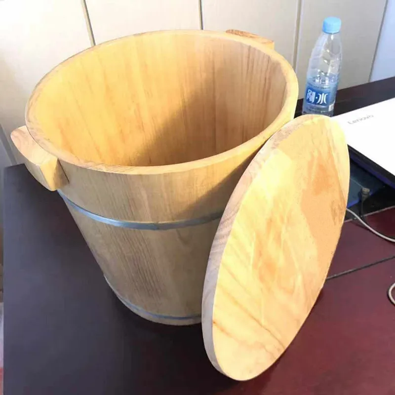 Новинка ванная для ног из цельного дерева дома пузырьковая бочка спа педикюр